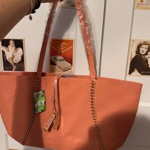Badgley Mischka Tote with Chain Detail